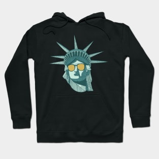 The Statue of Liberty with glasses Hoodie